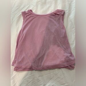 Athleta girl double tank top